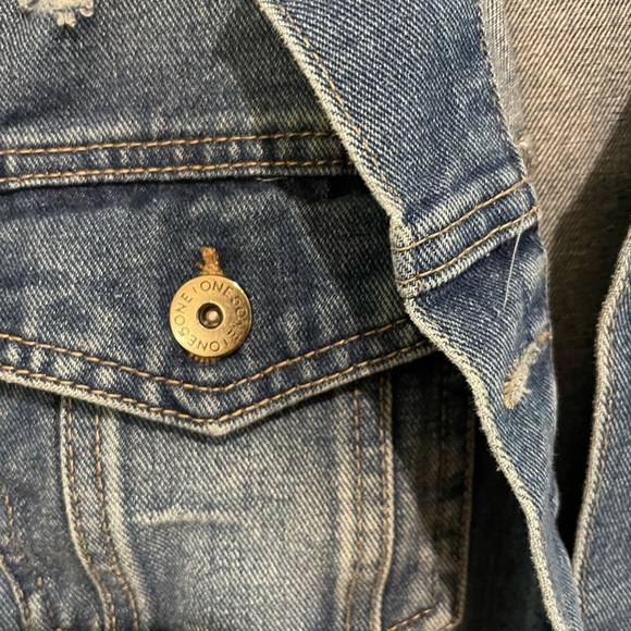 Blue Denim Jacket by One 5 One - Picture 2 of 5